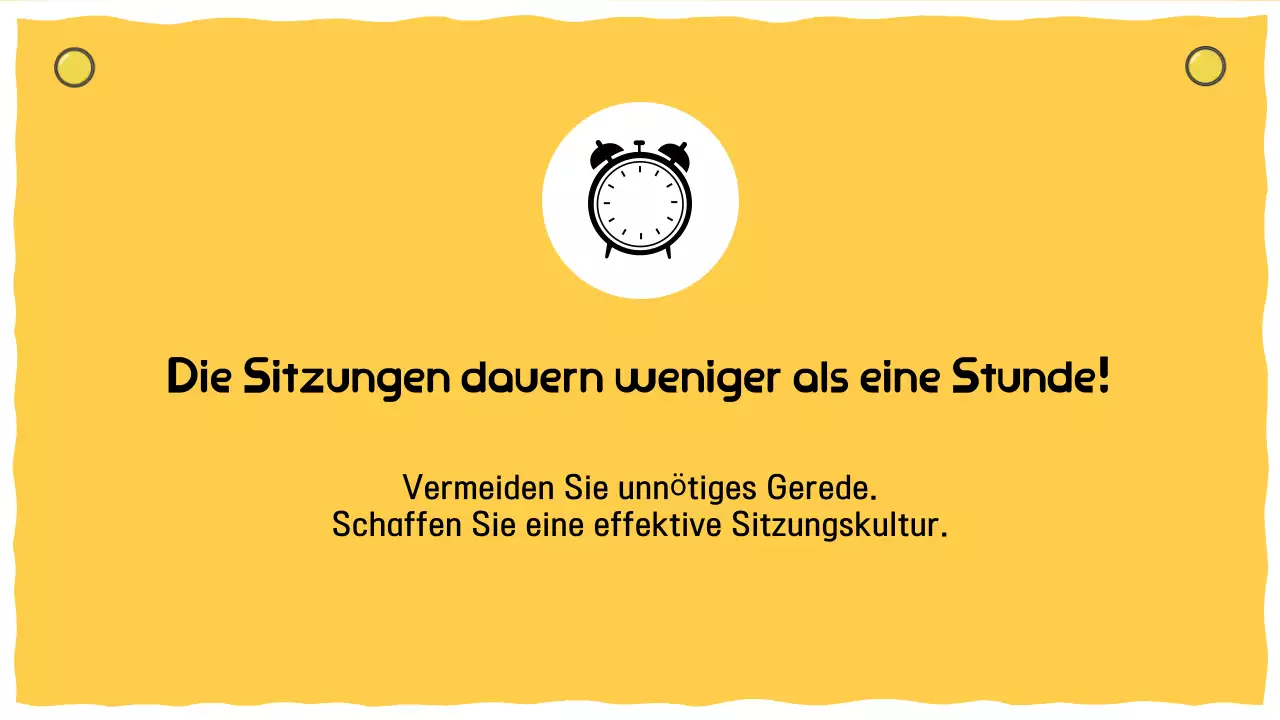 Gelbe kitschige Offline-Ankündigungen