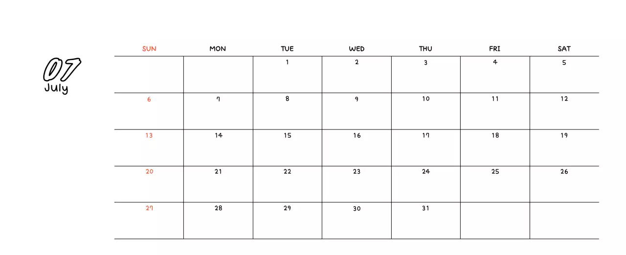 Adorable New Year's photo calendar