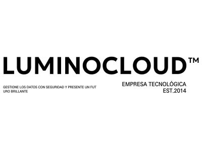 Logotipo corporativo sencillo en negro