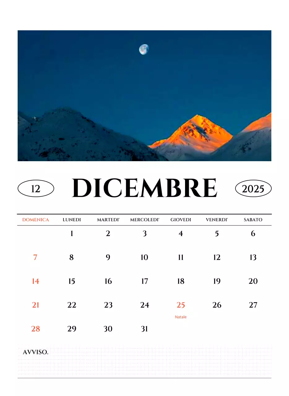 Calendario da parete in stile semplice con concetto di fotografia di viaggio emozionale in bianco e nero