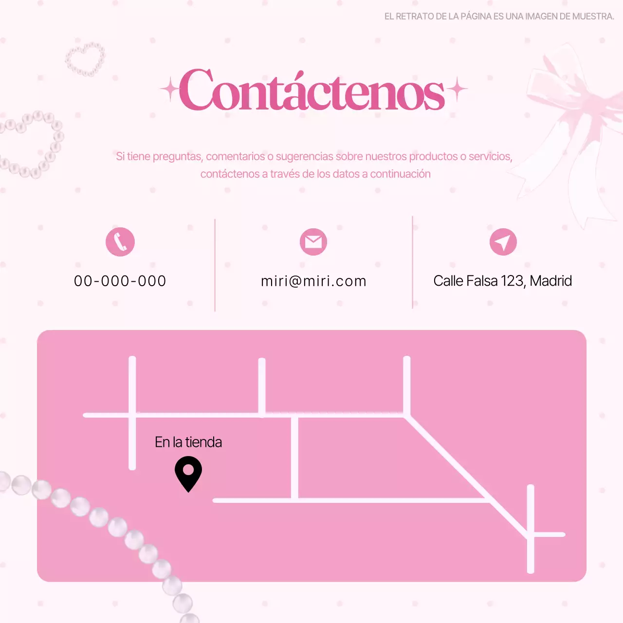 Un anuncio de marca rosa y adorable