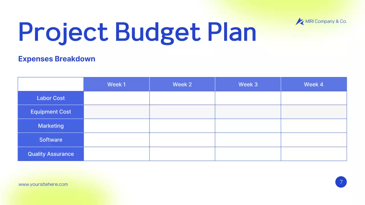 Blue Modern Project Proposal Presentation