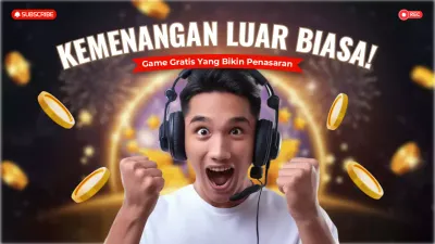 Red Trendy Gaming Promotion YouTube Thumbnail