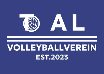 Einfaches Sportlogo mit Volleyball
