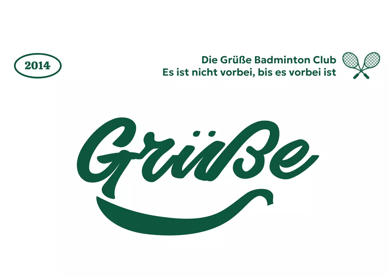 Grüner Einfacher Sport