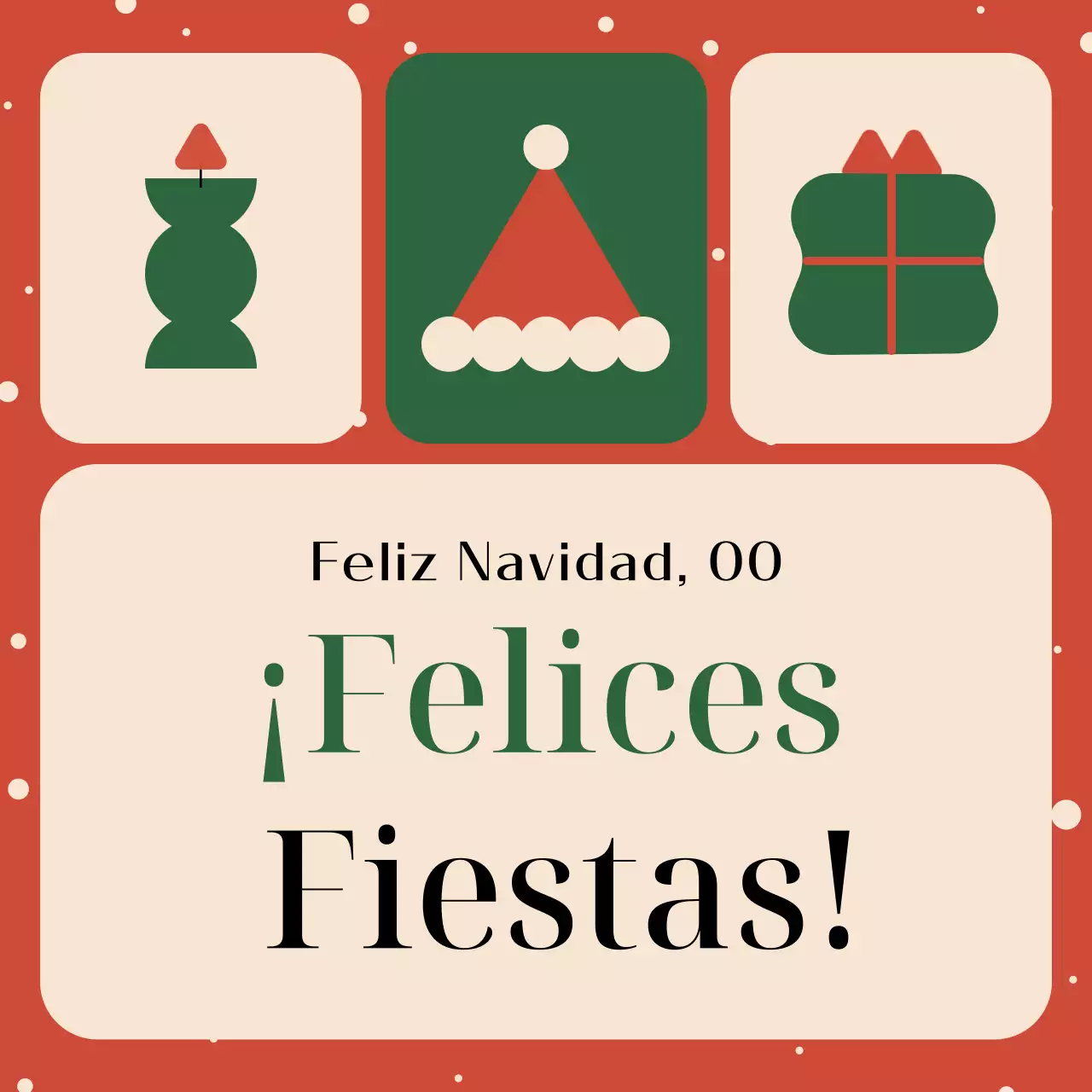 Planificación Navideña Vintage Roja