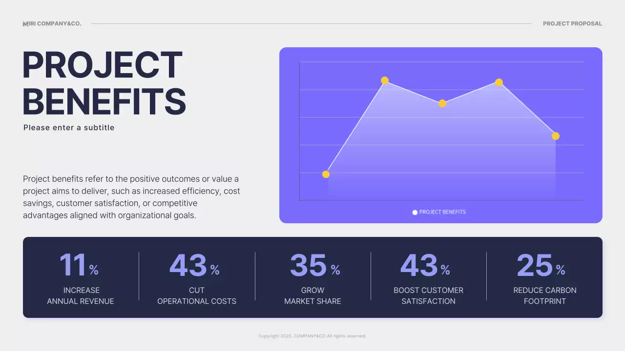 블루 모던 프로젝트 제안서 문서 프레젠테이션