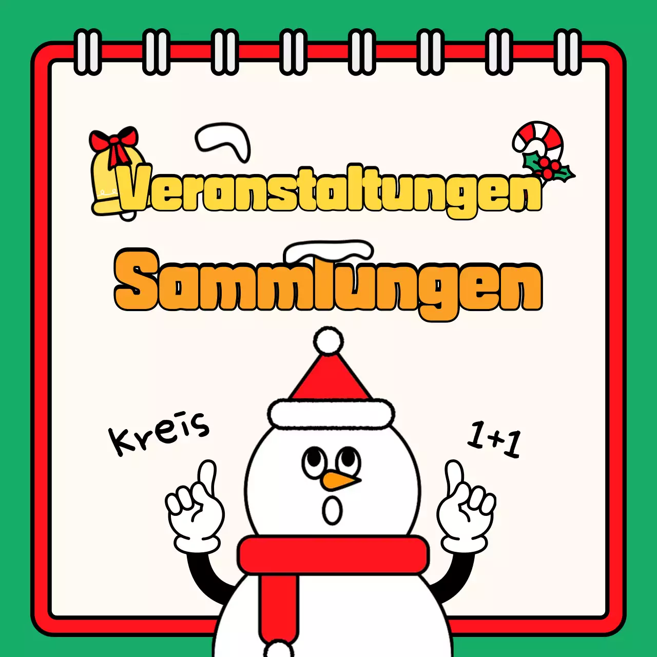 Zusammenfassungen Ankündigung von bevorstehenden Veranstaltungen