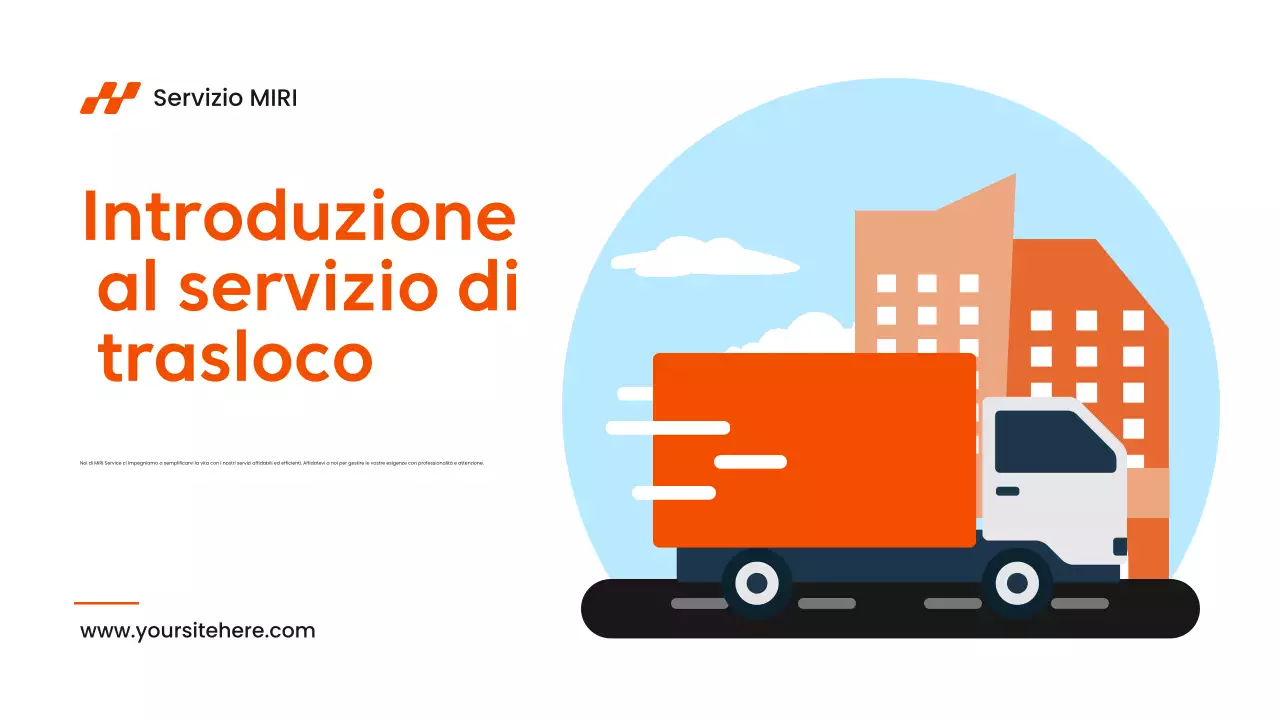 introduzione al servizio moderno arancione