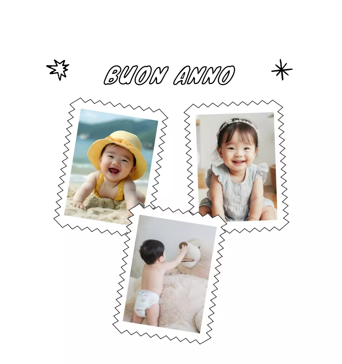 Calendario fotografico di Capodanno