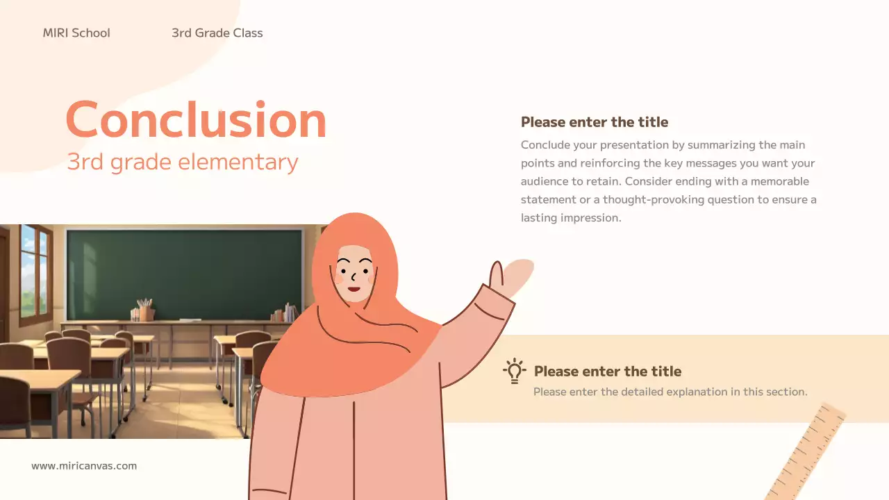 Orange Simple School Presentation