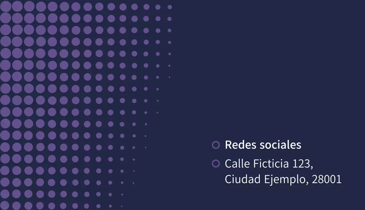 tarjeta de visita moderna azul marino