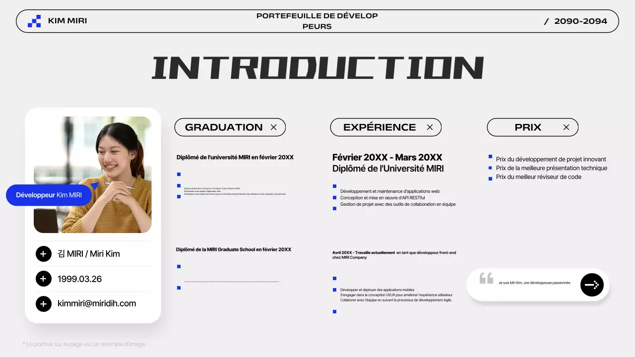 Présentation du portefeuille moderne Grey