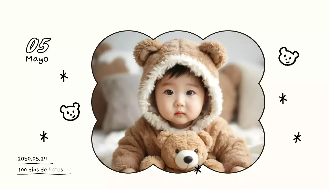 Calendario de fotos Yellow Cute