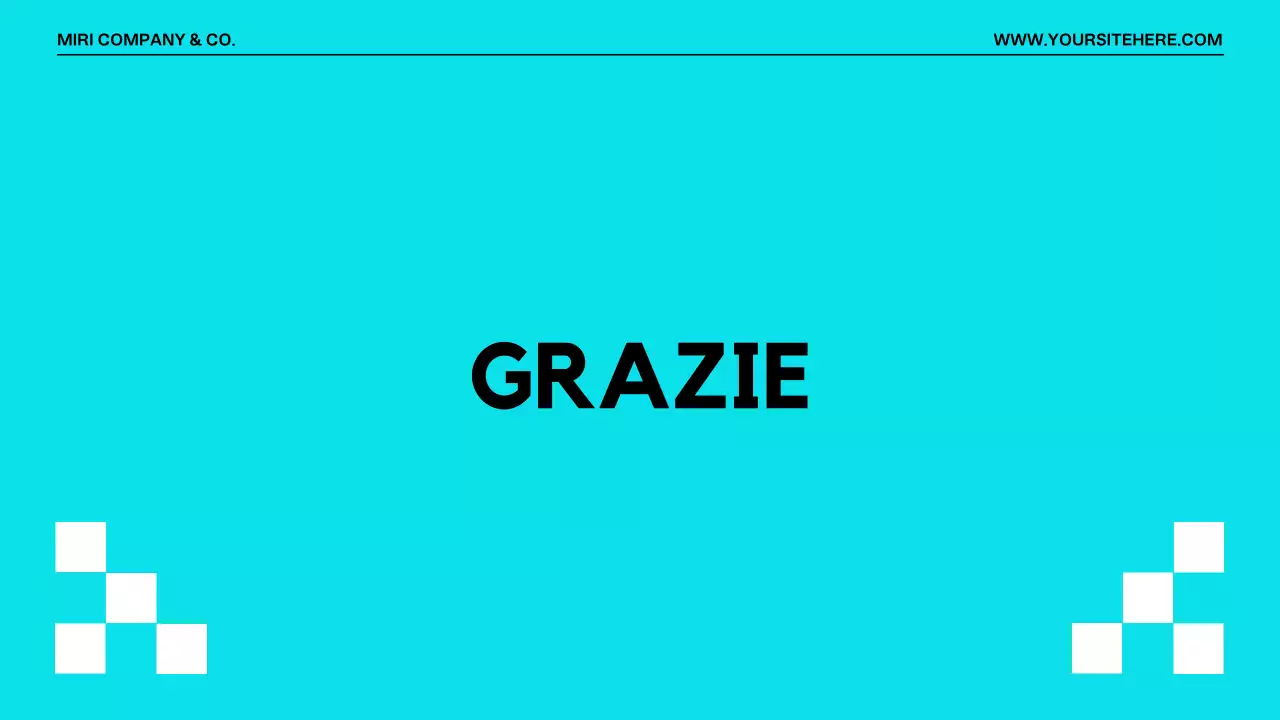 Presentazione di una proposta di progetto moderna, arancione e nera