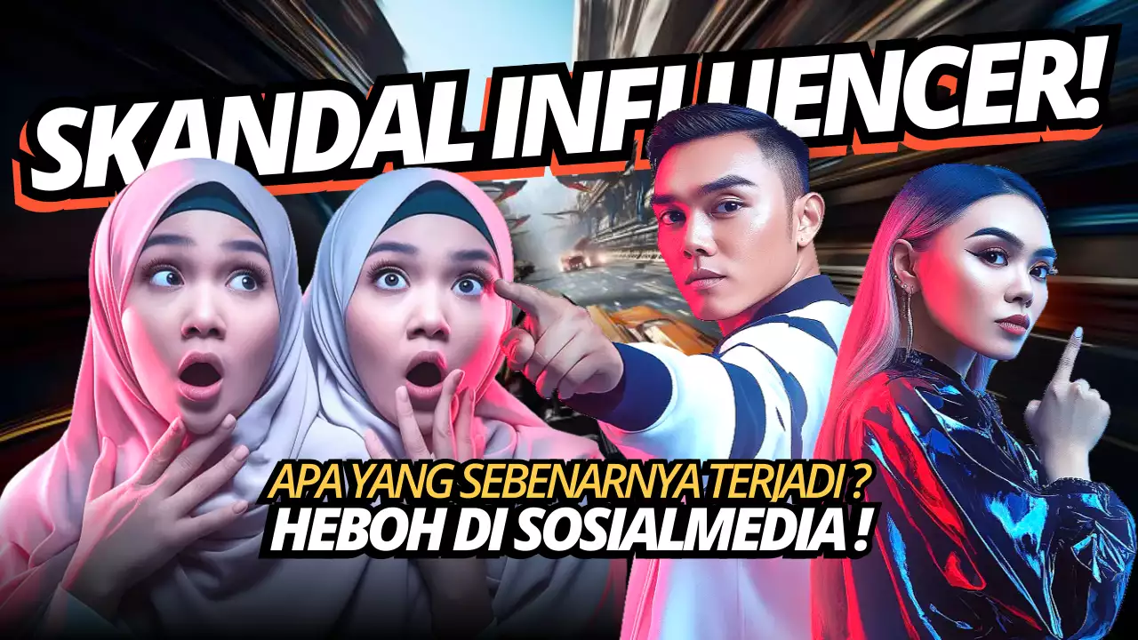 Red Trendy Influencer Promotion YouTube Thumbnail