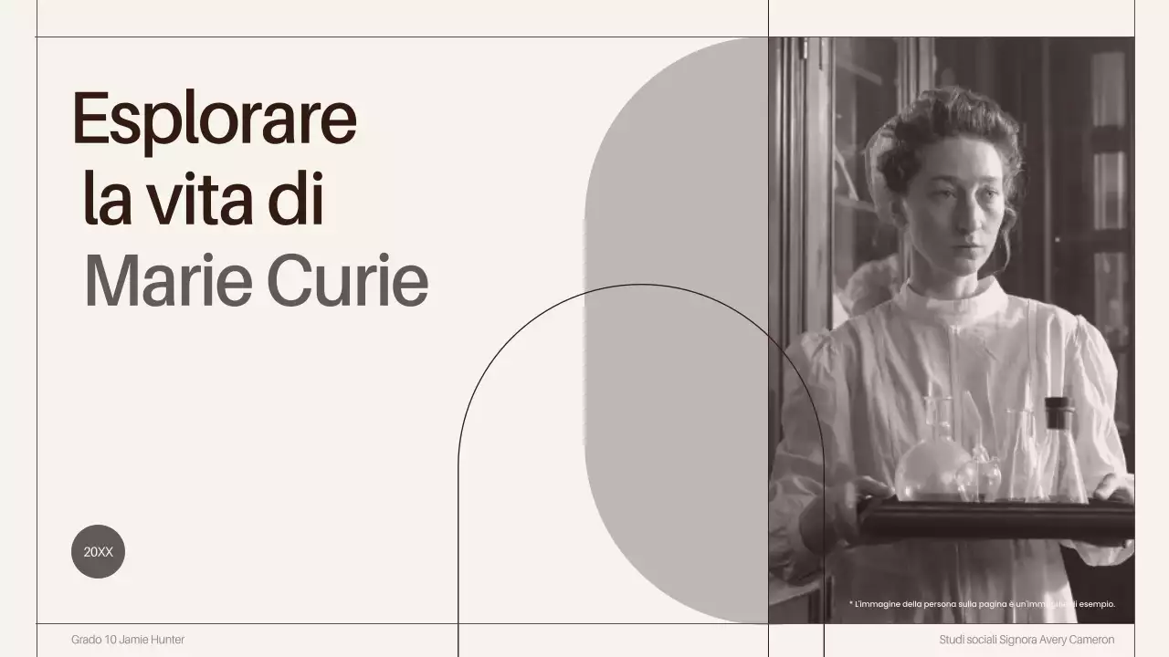 presentazione delle biografie degli scienziati di classe brown