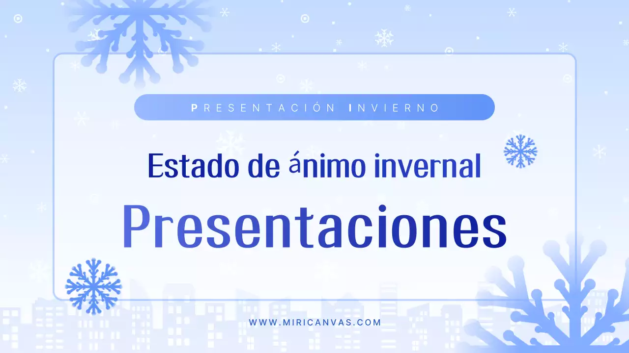 Azul claro presentación limpia explicada