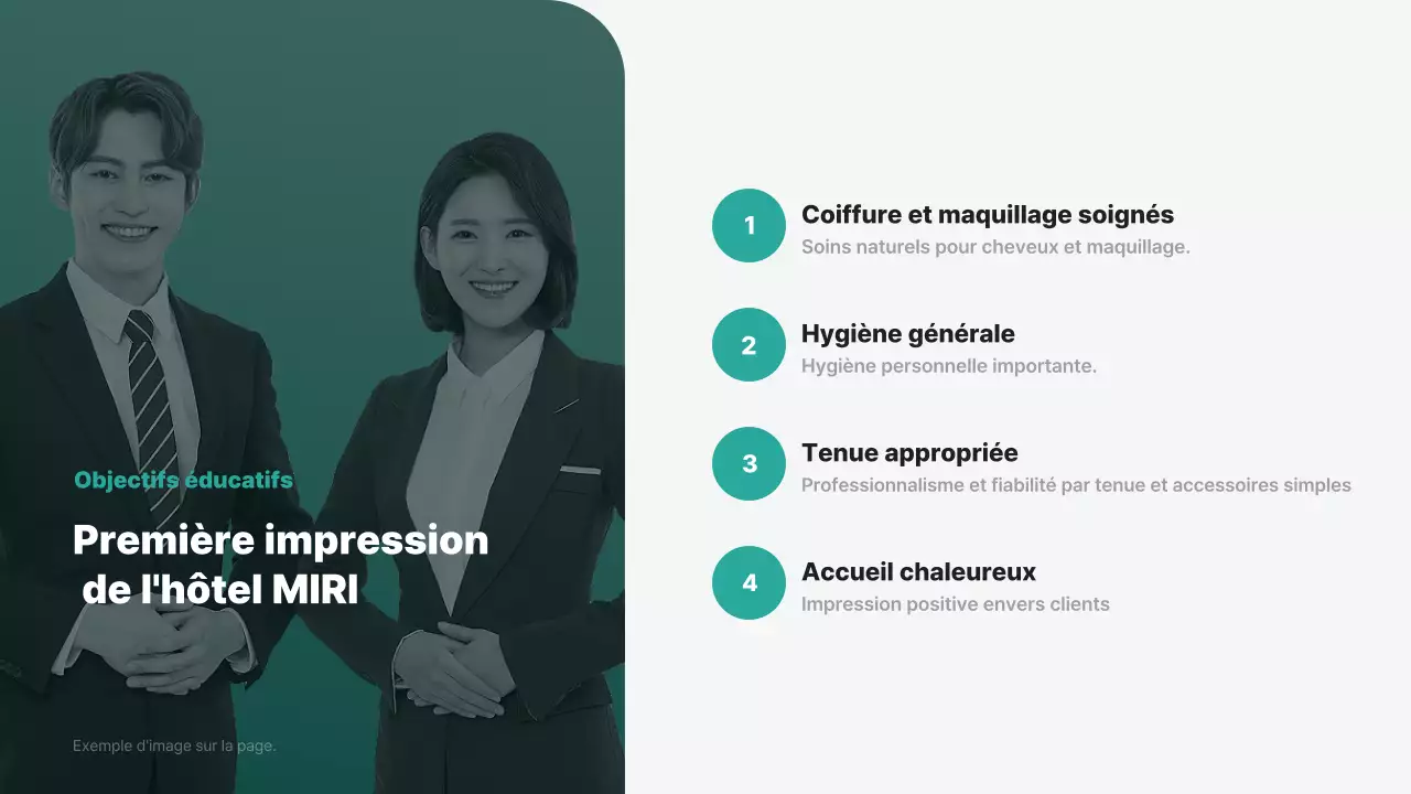 Politique d'orientation de Mint Tidy