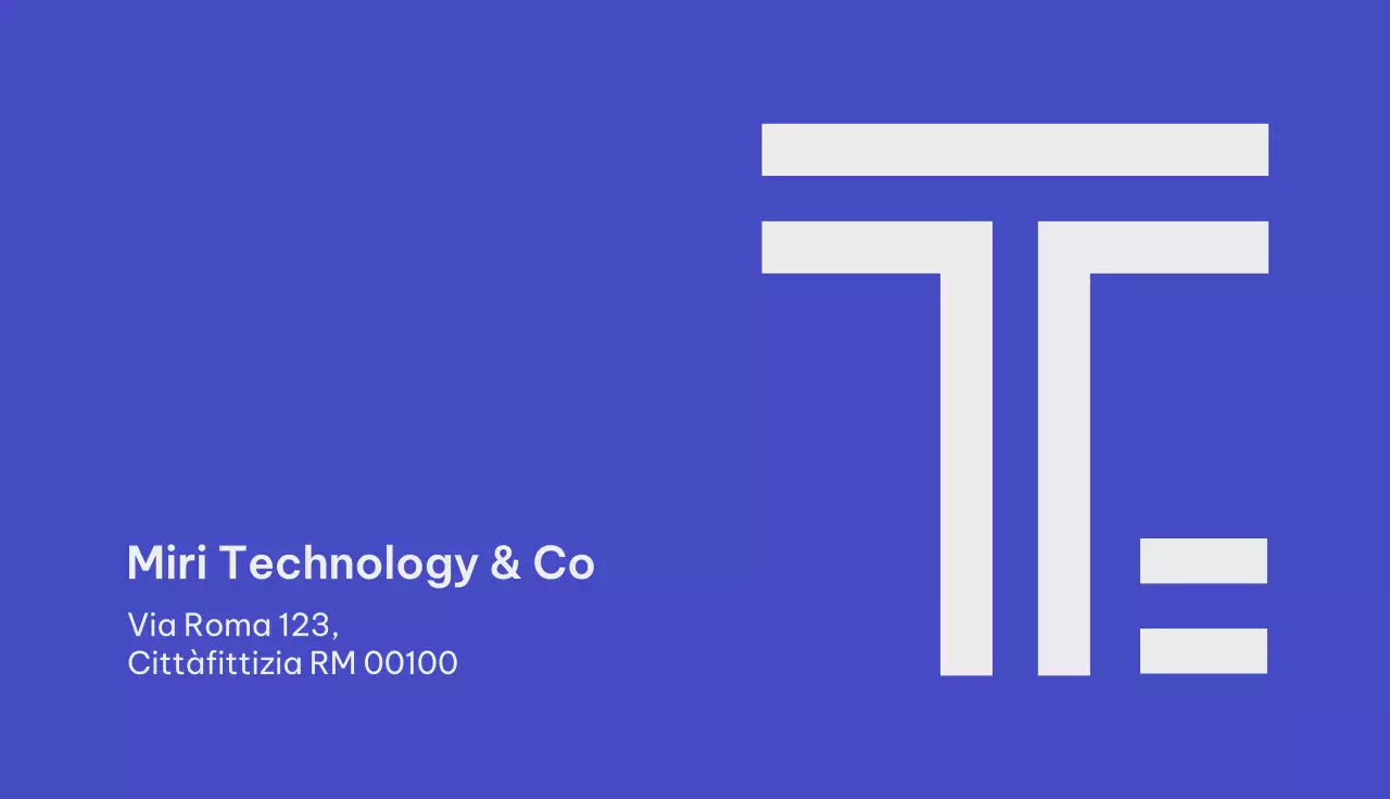 biglietto da visita moderno bianco