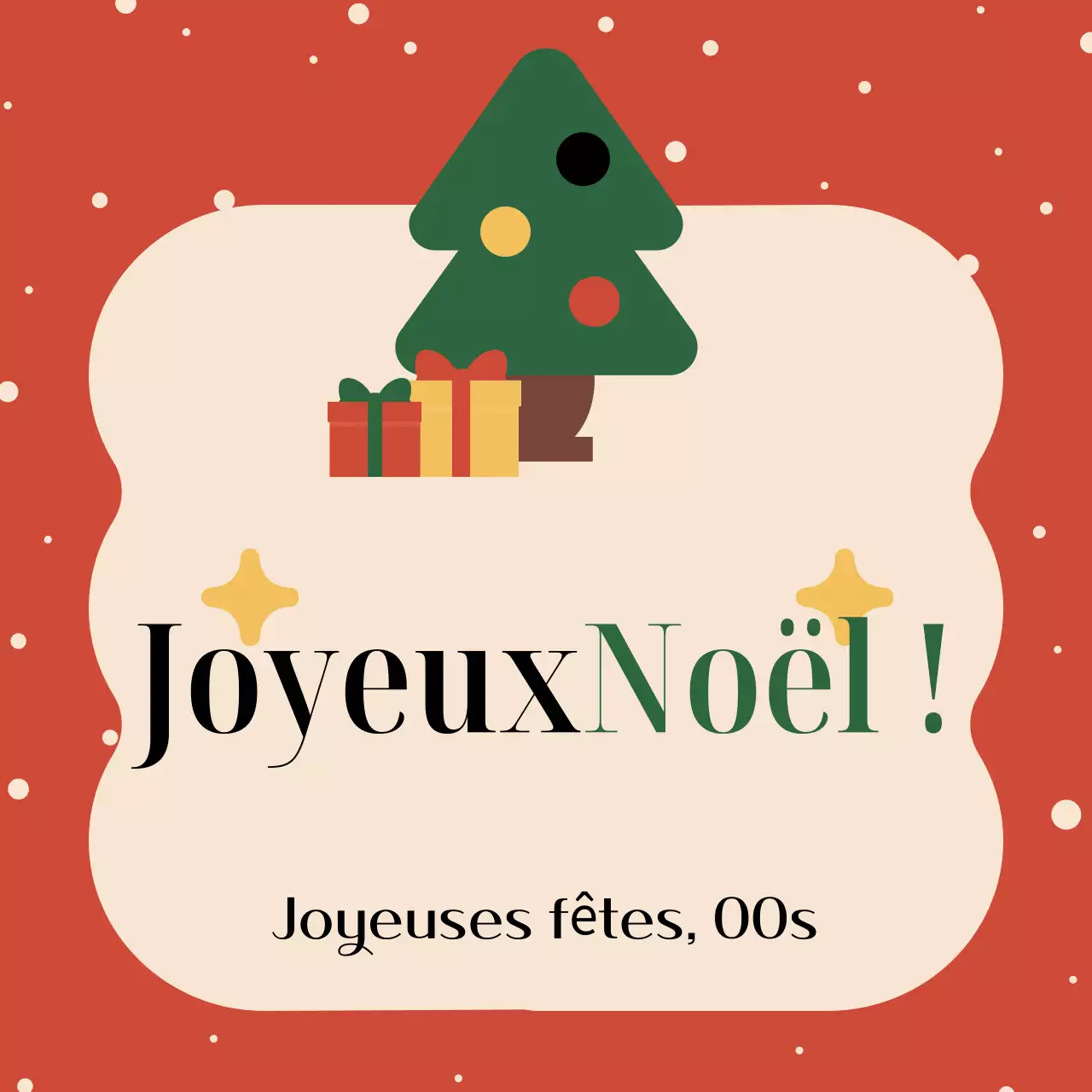 Planification de Noël vintage rouge