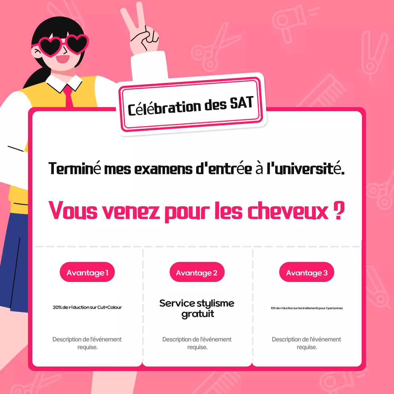 Résumé Annonce d'événements pour les étudiants