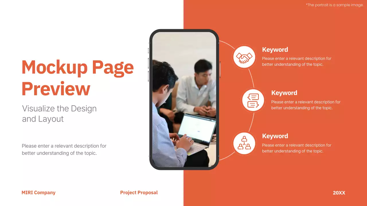 Presentasi Proyek Profesional Orange