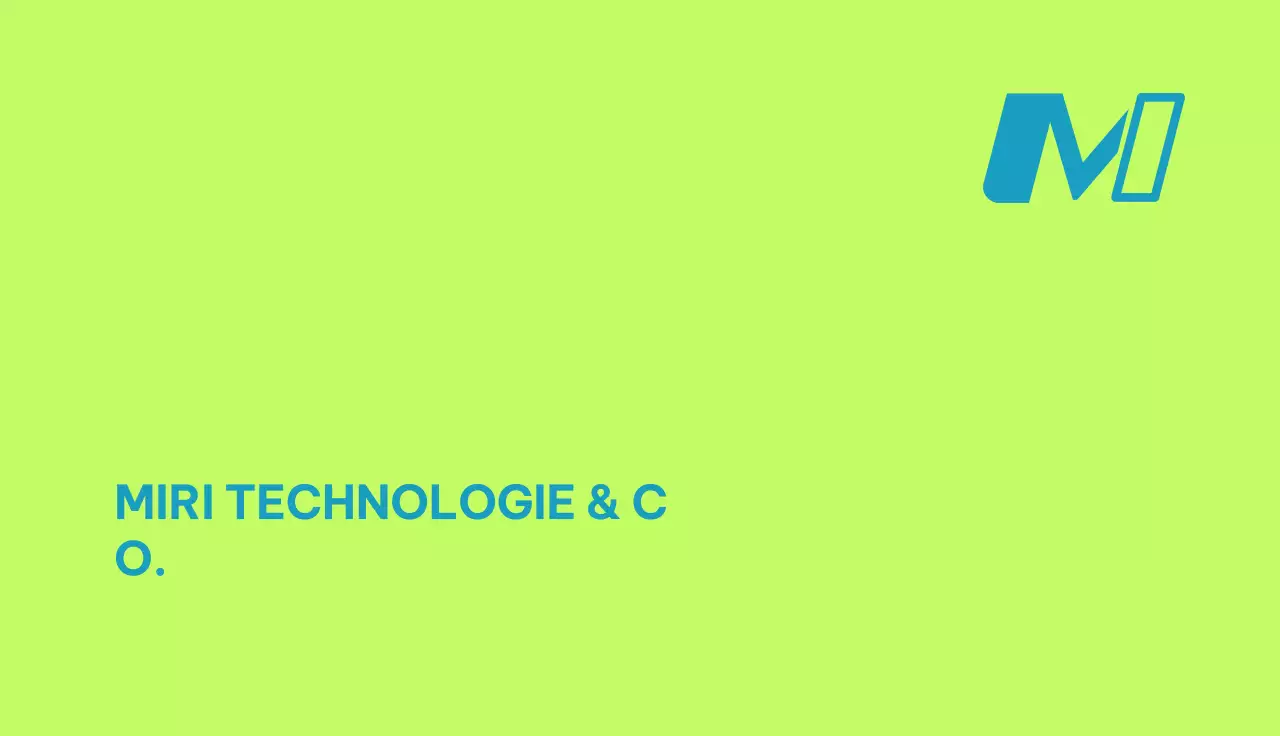 Teal moderne Visitenkarte