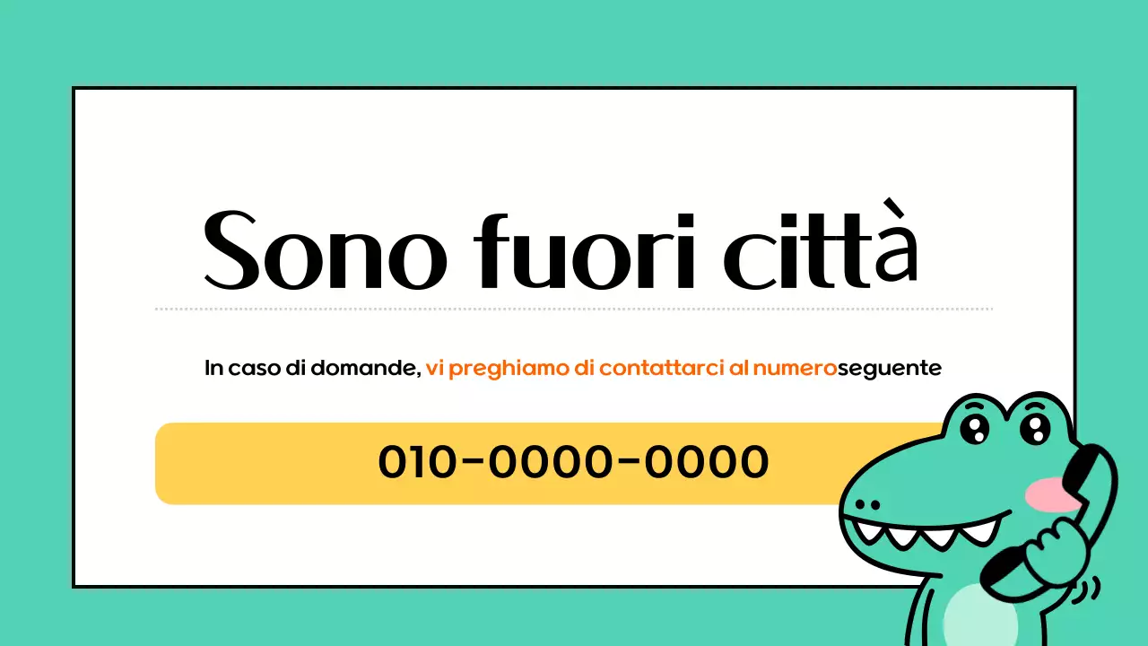 Un simpatico annuncio aziendale alla menta