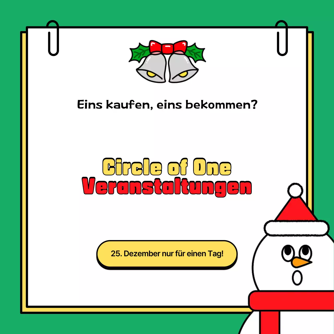 Zusammenfassungen Ankündigung von bevorstehenden Veranstaltungen