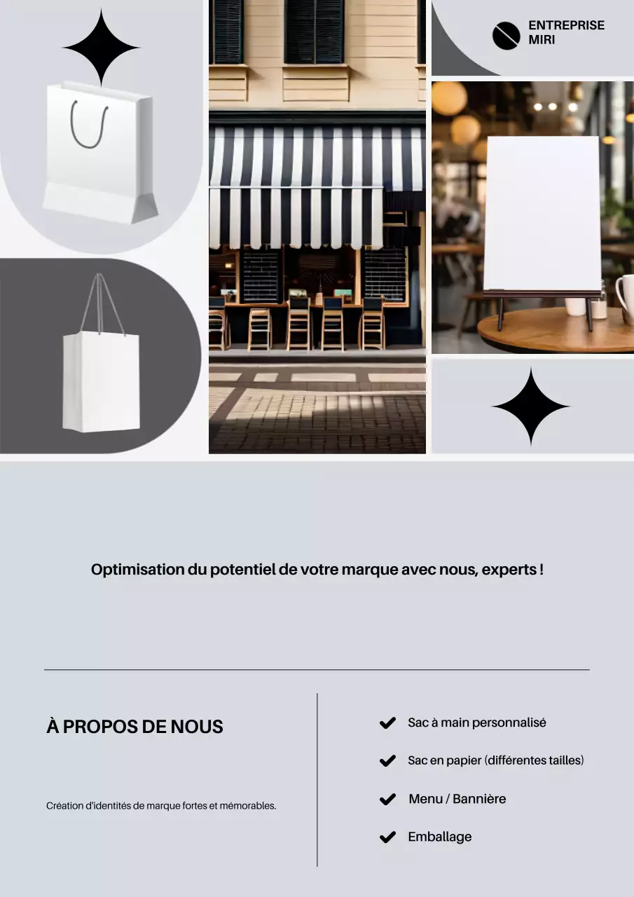 Grey Modern Branding Advertisement