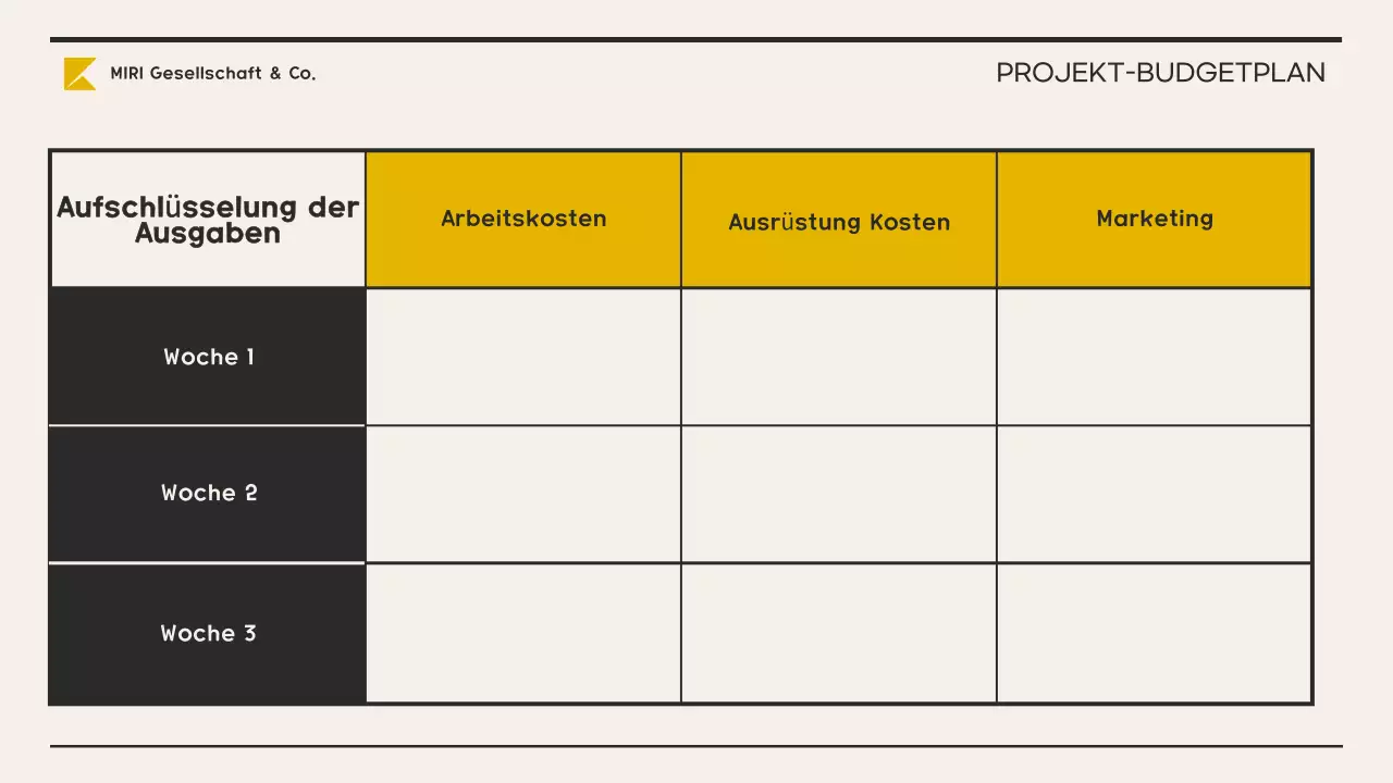 yellow modern business plan