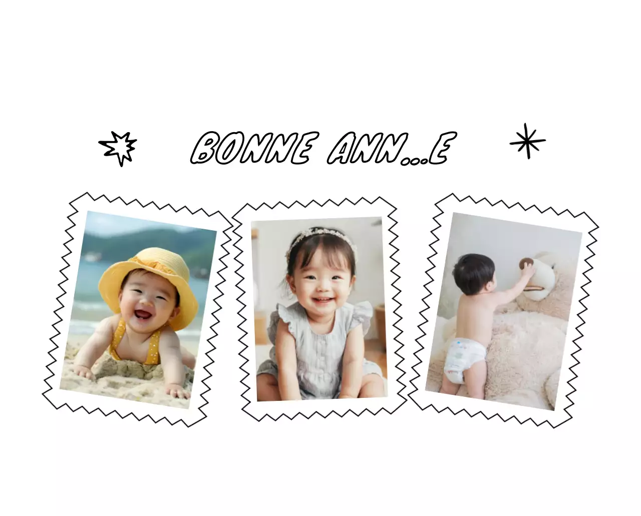 Calendrier photo jaune mignon