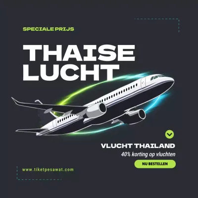 zwarte moderne reis promotie