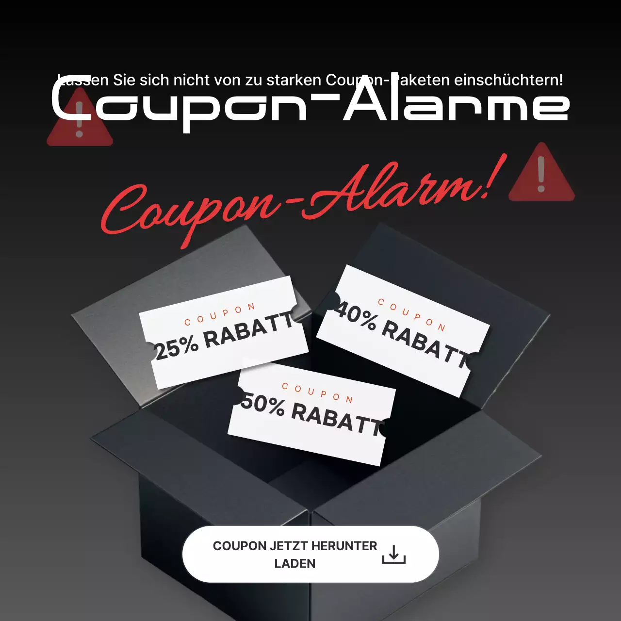 Hellblau Modern Rabattaktion