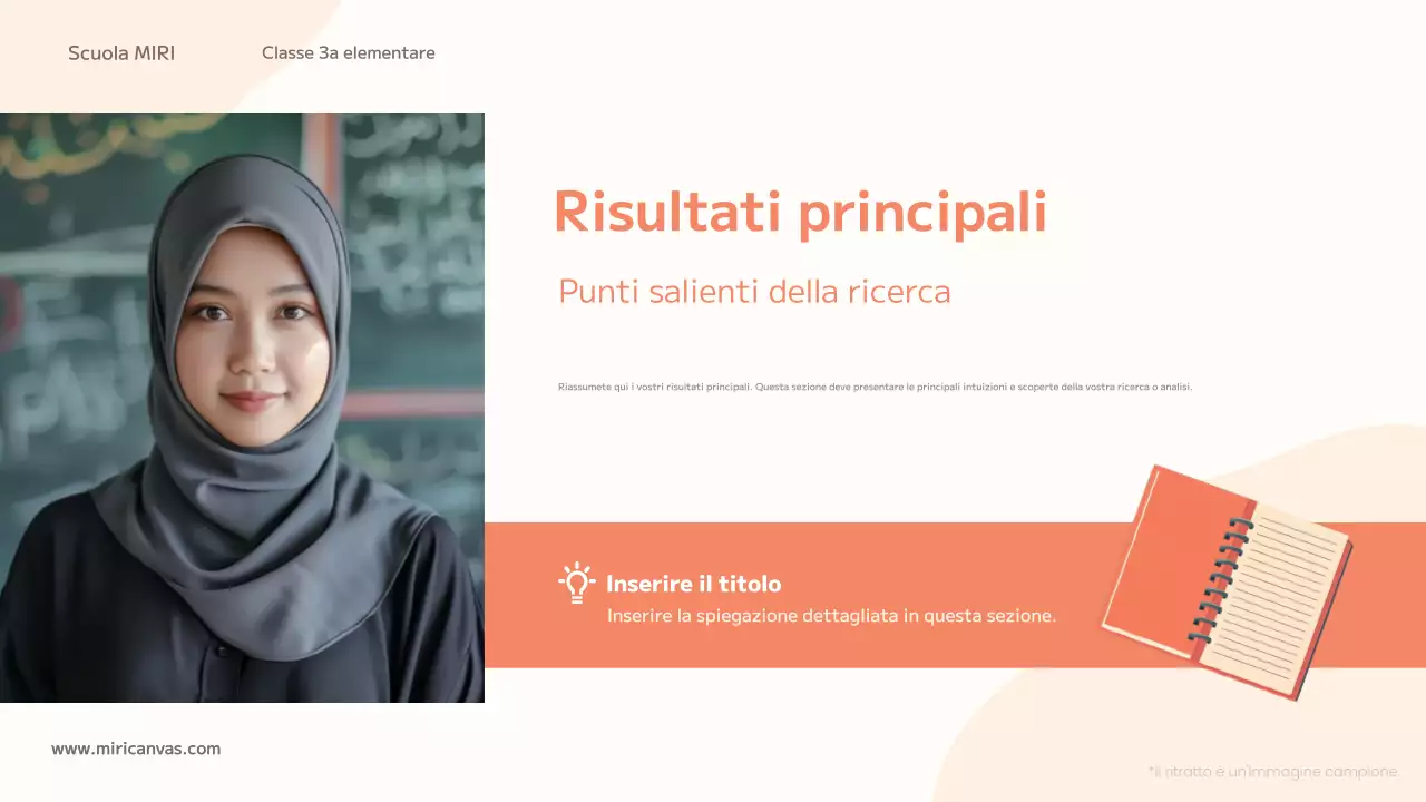 classe di educazione alla tendenza arancione