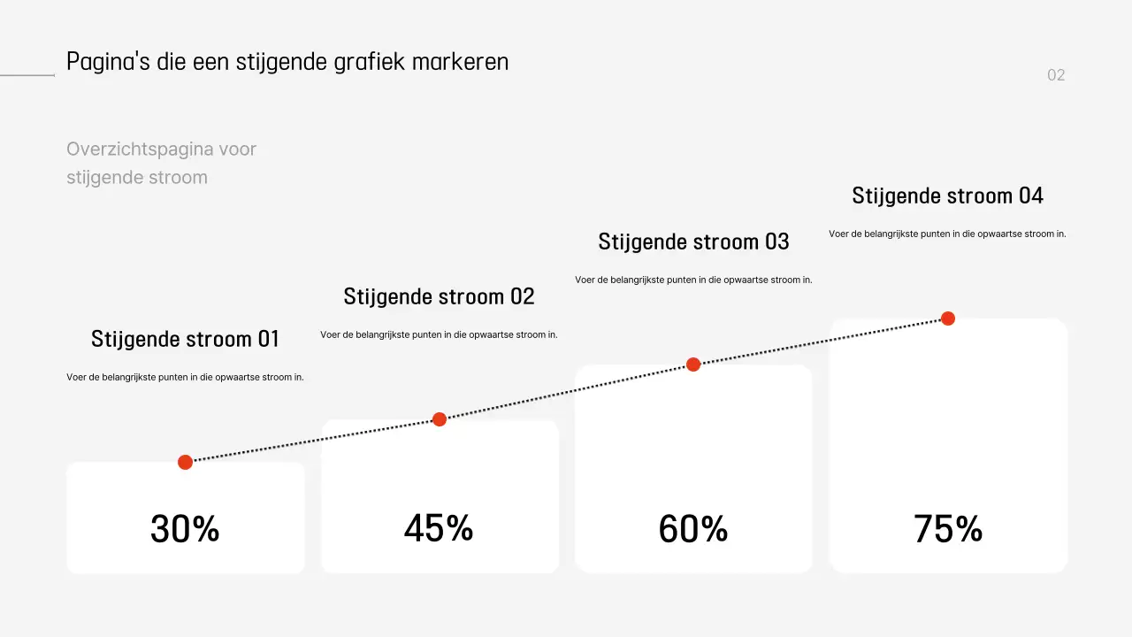 Een grijze moderne presentatie plannen