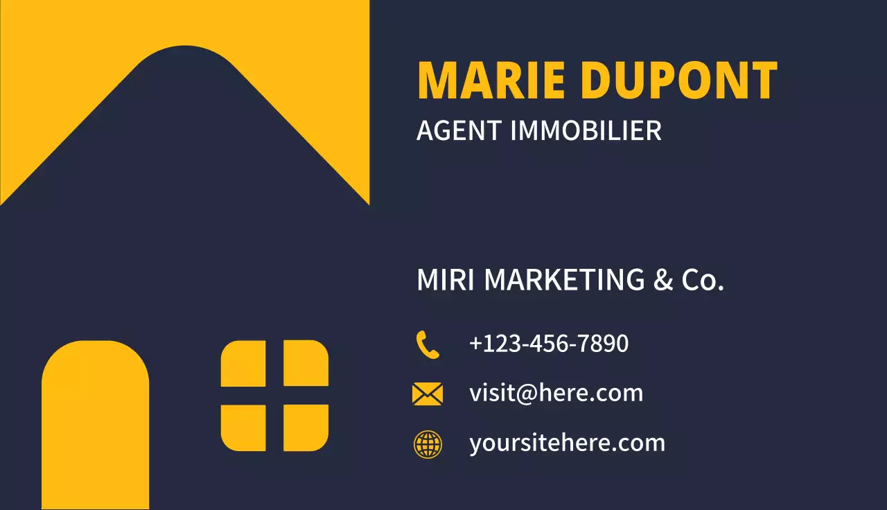 carte immobilière moderne marine