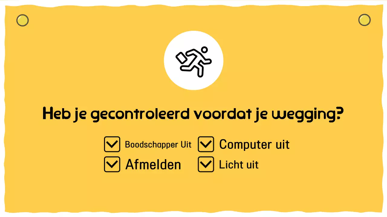 Gele kitsch offline aankondigingen