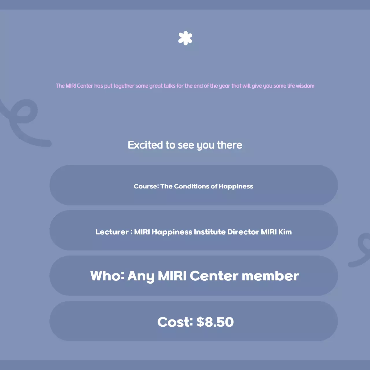 Blue Modern Happiness Event Instagram Carousel