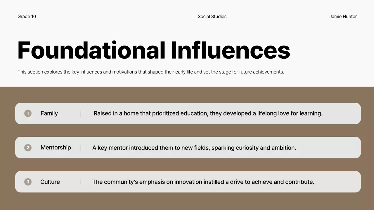 Beige Vintage History Course Presentation