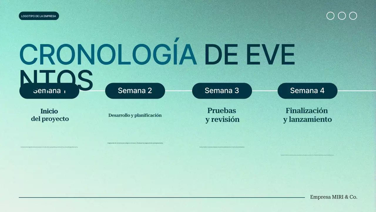 gradiente verde moderno Propuesta de proyecto