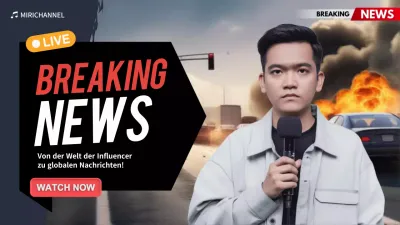 black modern news Ankündigung