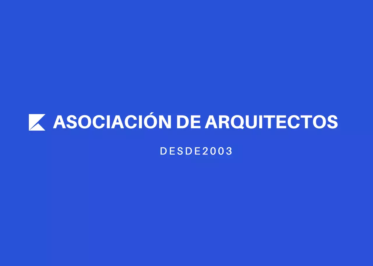 Logotipo moderno en azul
