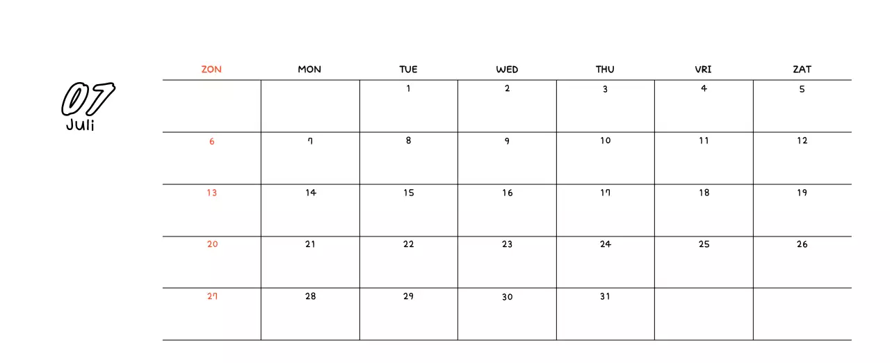 Schattige nieuwjaarskalender