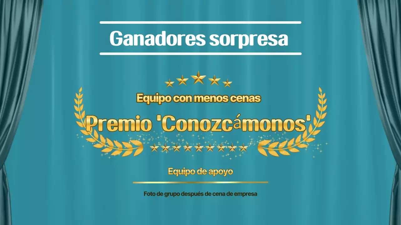 Celebración de fin de año sencilla en azul claro