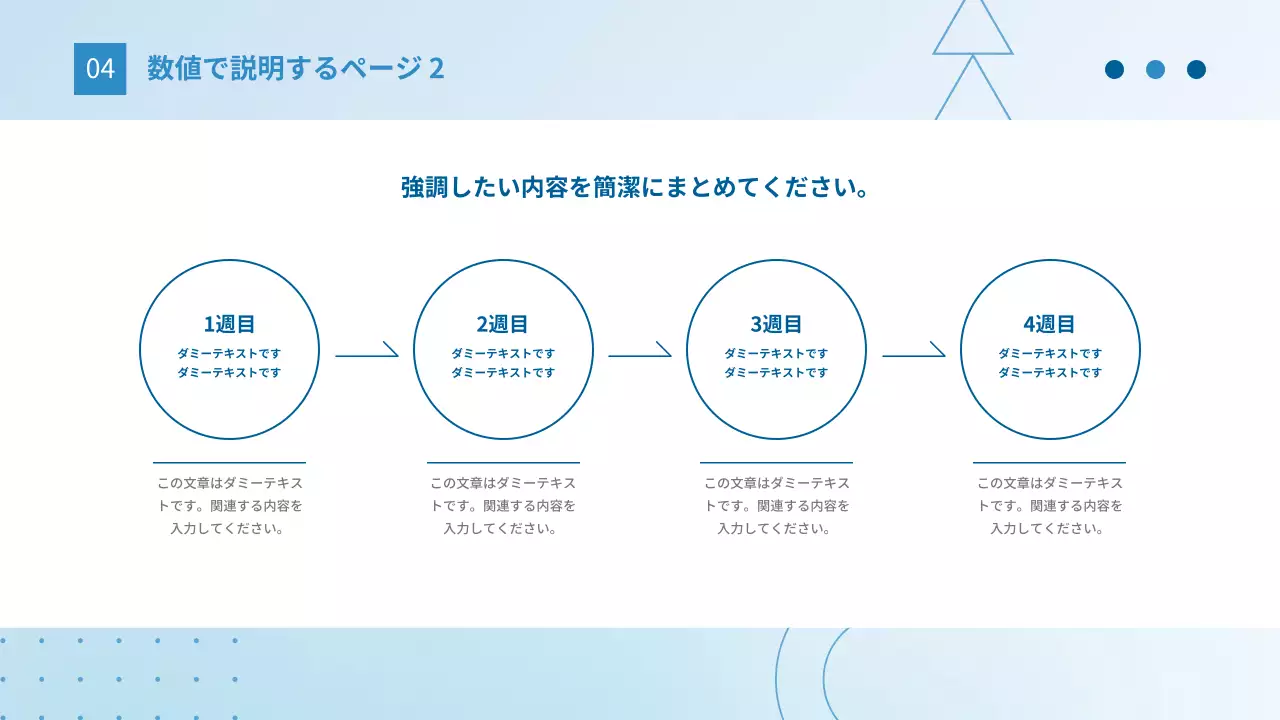 青 シンプル 売上報告 計画書 プレゼンテーション