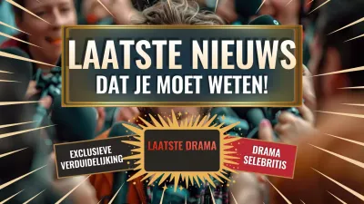 kleurrijk gedurfd celebrity nieuwsbericht