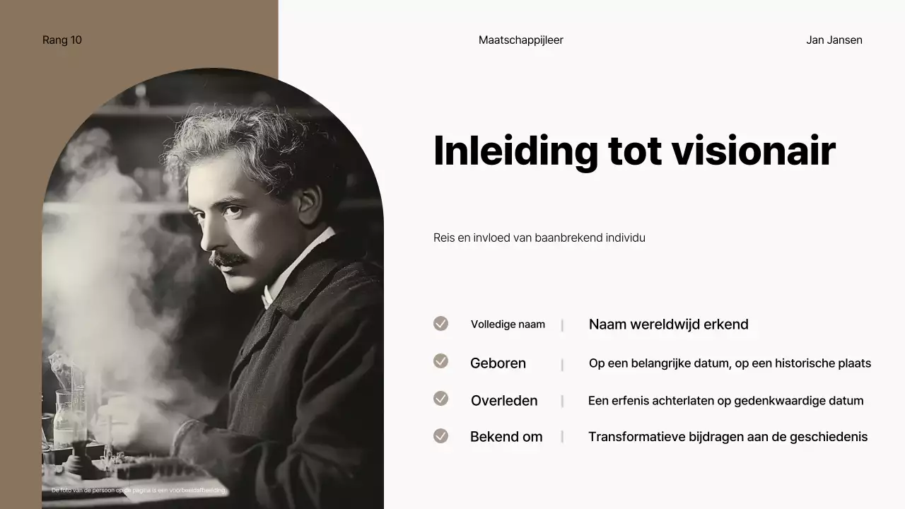 beige klassieke geschiedenis biografie lezing