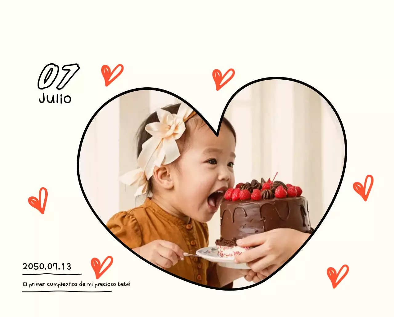 Calendario de fotos Yellow Cute